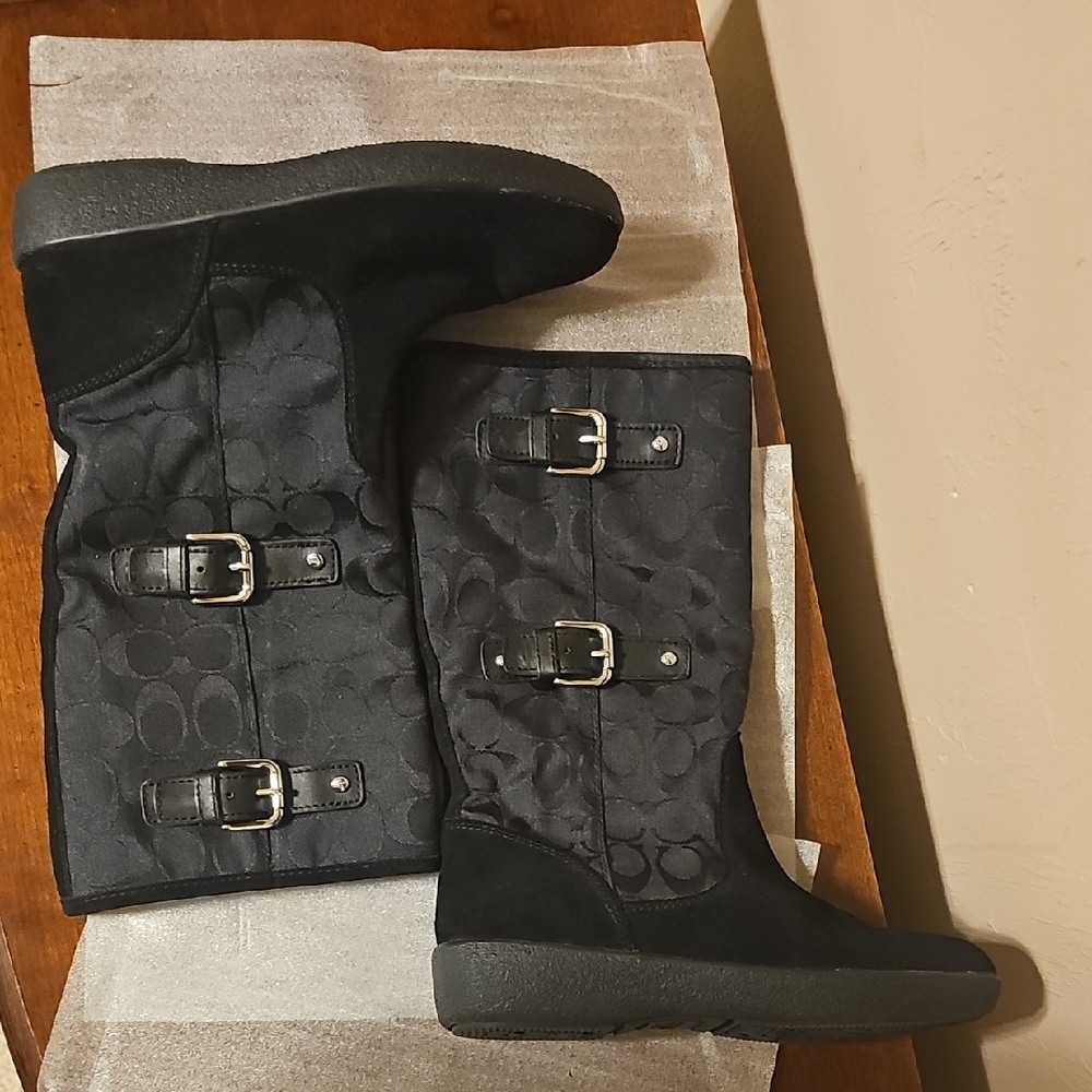 Coach Tinah Women's Black Boots